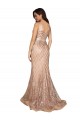 Sleek Long Mermaid Sparkling Sequin Prom Dress