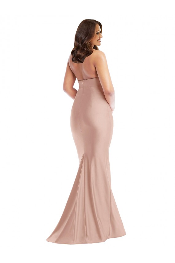 Criss Cross Halter Open Back Silky Satin Mermaid Prom Dress