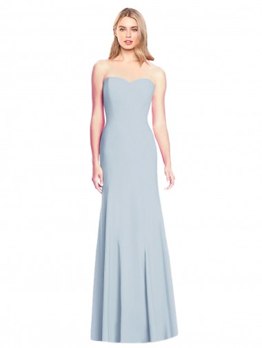Cheap Sweetheart Strapless Flared Skirt Maxi Prom Dress Canada